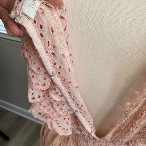 NWOT Loveshackfancy spring and summer ruffle dress - Picture 3 of 15
